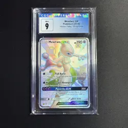 Pokemon Hidden Fates MEWTWO GX SV59/SV94 CGC 9 - Image 1