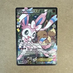 Pokemon Sylveon EX Full Art Ultra Rare Holo RC32/32 Generations Collection - Image 1