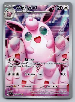Pokemon Wigglytuff Illustration Rare ME02: Phantasmal Flames 105/094 NM - Image 1