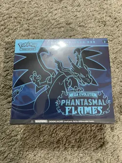 Pokemon TCG Mega Evolution Phantasmal Flames Elite Trainer Box ETB - Image 1