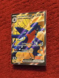 Pokemon TCG Cynthia's Garchomp EX 215/182 Full Art Destined Rivals - Image 2