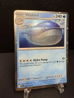 Wailord 041/159 COSMOS HOLO RARE Journey Together Sv09 Pokemon Foil English TCG - Image 1