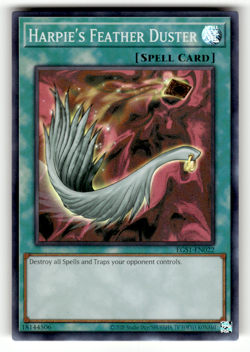 Harpie's Feather Duster EGS1-EN022 Super Rare Egyptian God Deck: Slifer the Sky - Image 1