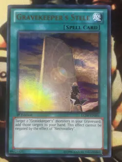Yugioh: Gravekeeper's Stele - LCJW-EN261 - Ultra Rare - 1st Edition - NM - Image 1