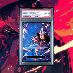 2025 ONE PIECE JPN OP13-CARRYING ON HIS WILL #119 MONKEY D. LUFFY PSA 10 - Image 1