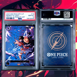 2025 ONE PIECE JPN OP13-CARRYING ON HIS WILL #119 MONKEY D. LUFFY PSA 10 - Image 2