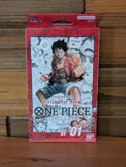 One Piece TCG - ST01 Starter Deck: Straw Hat Crew - English - Brand New - Sealed - Image 1