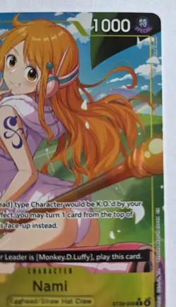One Piece OPTCG English Nami ST29-008 C* Parallel - NM - Image 3