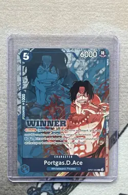 One Piece TCG Portgas.D.Ace OP07-053 Winner Holo - Near Mint - English - Image 1
