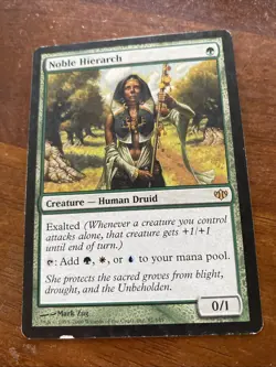 Noble Hierarch LP REGULAR MTG TCG CARD - Image 1