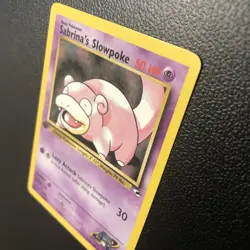 Sabrina's Slowpoke 095/132 Gym Heroes First Edition Pokemon Card Mint Condition - Image 4