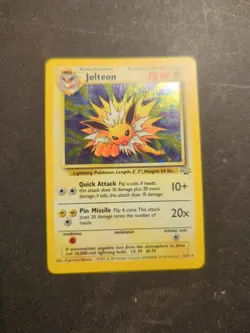 JOLTEON - 4/64 - Jungle Set - Holo - Pokemon Card - Lightly Played - Image 1