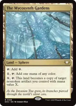 ~ The Mycosynth Gardens ~ NM ~ Commander: Edge of Eternities ~ MTG ~ - Image 1