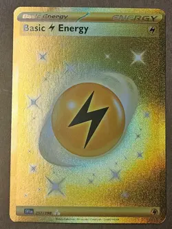 Pokemon Scarlet & Violet Basic Energy Gold Hyper Rare Card 257/198 - Image 1