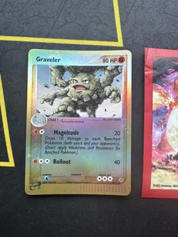 Pokemon Card Graveler 30/97 EX Dragon Reverse Holo 167💎NM 💎 - Image 1