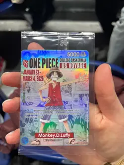 One Piece CCG Monkey.D.Luffy College Basketball Trading Card - Image 3