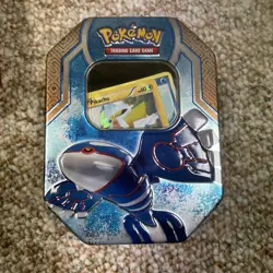 Pokemon Lot of 2006 and 2015 Kyogre Tins full of Commons,Holos and Old Cards - Image 4