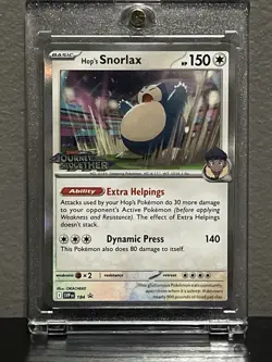 Hop's Snorlax - 184 (Prerelease) 184 Sv: Scarlet & Violet Promo Cards Holo - Image 1