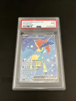 Keldeo ex - 159/086 - Ultra Rare - White Flare - Pokemon Card - Mint PSA 9 - Image 1