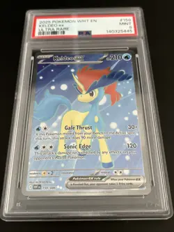 Keldeo ex - 159/086 - Ultra Rare - White Flare - Pokemon Card - Mint PSA 9 - Image 2