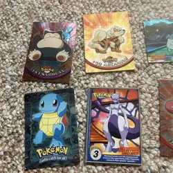 Pokemon Card Lot Charizard, Snorlax, Mewtwo 90s Topps and Nintendo Cards. RARE - Image 2