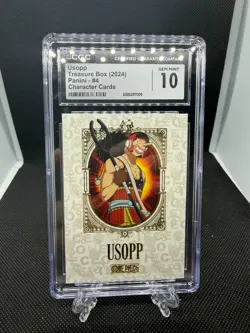 Usopp One Piece 2024 Panini Treasure Box Card Collection #4 CGC 10 Gem Mint - Image 1