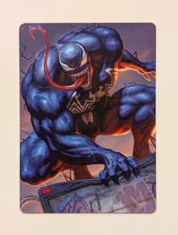 Magic MTG Venom, Deadly Devourer Art Card Normal Art Series: Marvel's Spider-Man - Image 1