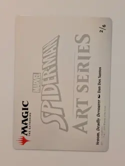 Magic MTG Venom, Deadly Devourer Art Card Normal Art Series: Marvel's Spider-Man - Image 2