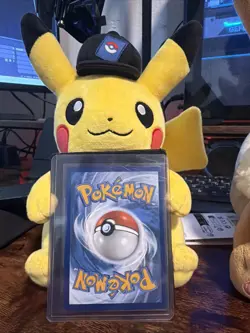 Pokemon TCG Sv08: Surging Sparks Pikachu EX Holo Card 219/191 NM Condition - Image 2