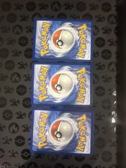 set of 3 full art Pokemon cards mint or better - Image 2