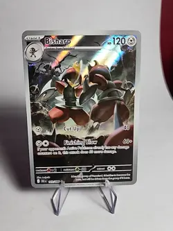 Pokemon TCG Bisharp Card 143/086 Black Bolt Illustration Rare NM / MINT - Image 1