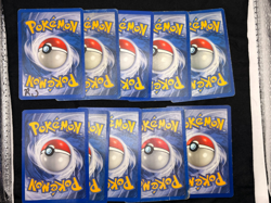 1999 Pokemon Vintage Card Lot 10 Cards Holo, Common, Uncommon LP-HP/Damaged - Image 2