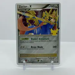 Pokemon TCG Zacian LV. X Holo SWSH: Sword & Shield Promo Cards SWSH135 NM - Image 1