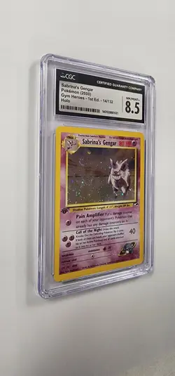 CGC 8.5 Pokemon Card: Sabrina's Gengar 14/132 1st Edition (With Swirl) Holo - Image 3