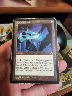 Tempest MTG 1 Cursed Scroll Magic - Image 1
