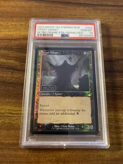 MTG✨CRYPT GHAST Serialized Retro FOIL✨RVR PSA 10 GEM MINT RARE Creature RAHN Art - Image 5