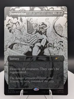 Damnation FOIL: Secret Lair Drop: Spider-Man MTG Venom Unleashed Inks (NM) - Image 1