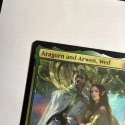 Aragorn and Arwen, Wed - Foil -Lord of the Rings (LTR) - MTG Mythic Rare #287 - Image 2