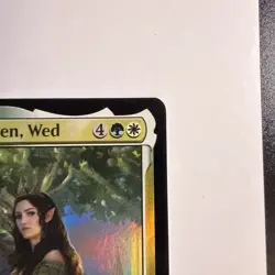 Aragorn and Arwen, Wed - Foil -Lord of the Rings (LTR) - MTG Mythic Rare #287 - Image 4