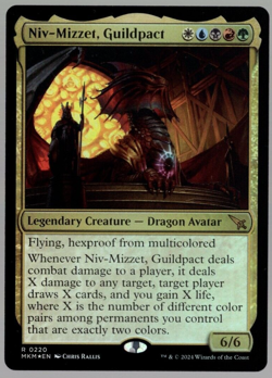 Niv-Mizzet, Guildpact 0220 Rare Foil Murders at Karlov Manor MTG Near Mint - Image 1