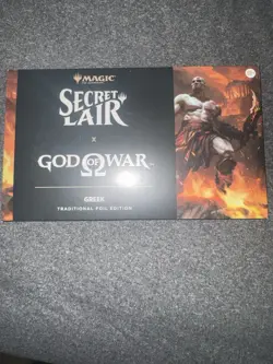 MTG Secret Lair x God of War: Greek FOIL PlayStation SEALED - Image 1