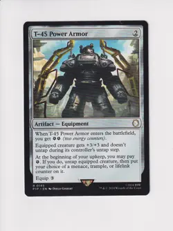 MAGIC THE GATHERING MTG FALLOUT T-45 POWER ARMOR - Image 1