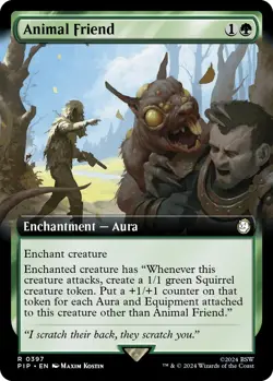 Foil - Animal Friend (Extended Art) - 397 - NM - EN - Image 1