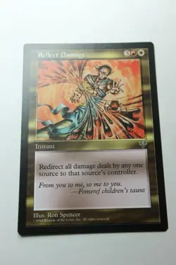 MTG Reflect Damage x1- -Mirage-Lightly Played - Image 1