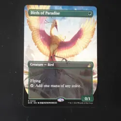 Birds of Paradise (Anime Borderless) Ravnica Remastered Regular - Image 2