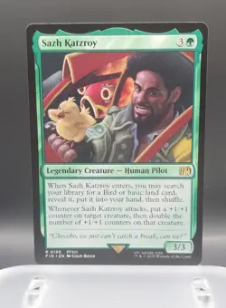 Sazh Katzroy FINAL FANTASY 199 Rare NM - Image 1