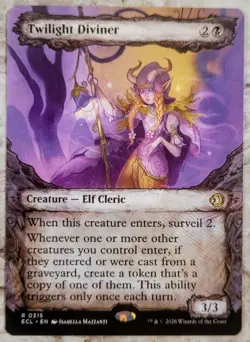MTG - Twilight Diviner (Showcase) - Lorwyn Eclipsed - Regular - R 315 - Image 1