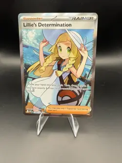 Lillie's Determination Ultra Rare Pokemon TCG Mega Evolution 169/132 - Image 1