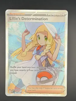 Lillie's Determination Ultra Rare Pokemon TCG Mega Evolution 169/132 - Image 3