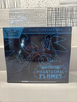 Pokemon TCG Mega Evolution Phantasmal Flames Elite Trainer Box ETB - Image 1